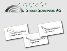 Corporate Design Steiner Schreinerei