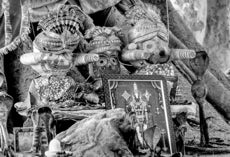 Jagannatha-Balabhadra-Subhadra-Trimurti, Odisha, Indien