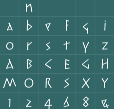 Variante Antiquaschrift